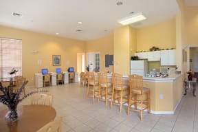 Clubhouse at College Park Apartments in Naples FL
