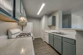Newly Renovated Kitchens at Cable Ranch Affordable Apartments in San Antonio TX