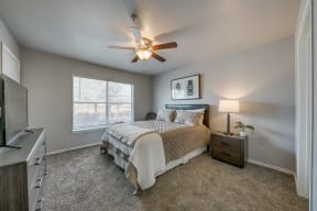 Spacious Bedrooms at Cable Ranch Affordable Apartments in San Antonio TX