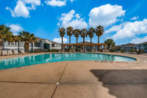 Resort-Style Swimming Pool at Cable Ranch Affordable Apartments in San Antonio TX
