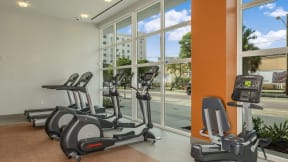 Fitness Center at Allapattah Trace Apartments Miami FL