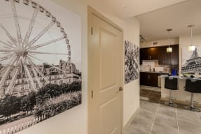 Front entry of apartment home at Azura in Kendall, FL