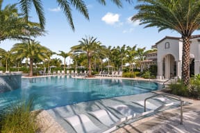 Resort-Style Pool at Boca Vue Apartments in Boca Raton FL