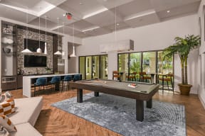Club Room at Boca Vue Apartments in Boca Raton FL