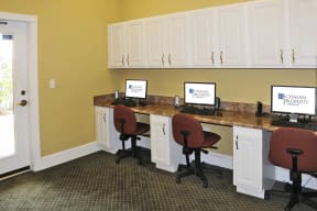 Business Center at Brook Haven Apartments in Brooksville, FL