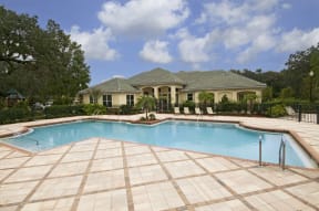 Swimming Pool at Brook Haven Apartments in Brooksville, FL