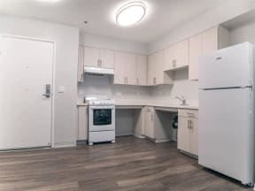 Kitchen at Carson Terrace Senior Apartments in Carson CA