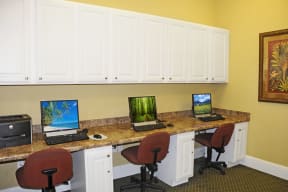 Business Center at Claymore Crossings Apartments in Tampa FL