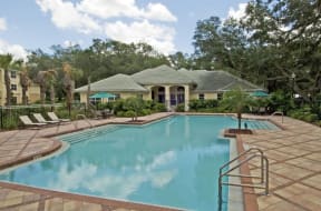Resort-Style Pool at Claymore Crossings Apartments in Tampa FL