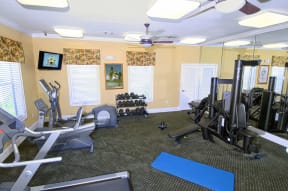Fitness Center at Claymore Crossings Apartments in Tampa FL
