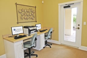 Business Center at Clear Harbor Apartments in Clearwater FL