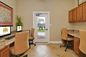 Business Center at Colonial Lakes Apartments in Lake Worth, FL