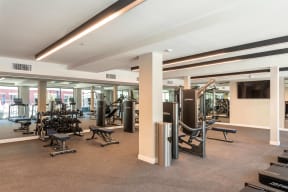 Fitness Center at The Huntington Apartments in Duarte, CA