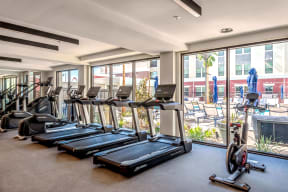 Fitness Center at The Huntington Apartments in Duarte, CA