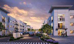 Exterior of Marquee Square Apartments in Tampa FL