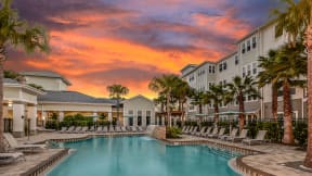 Resort-Style Pool at Gateway Luxury Apartments in St. Petersburg, FL