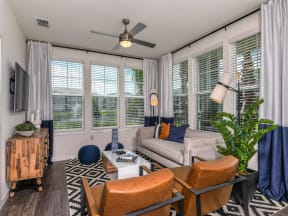 Spacious Living Room at Lenox Luxury Apartments in Riverview FL