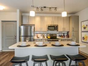 Chef-Style Kitchens at Aurora Luxury Apartments in Downtown Tampa, FL