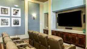 Screening Room at The Sedona Luxury Apartments in Tampa FL