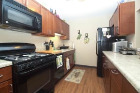 Fully Equipped Kitchens at River Commons Affordable Apartments in Norwalk CT