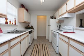 Fully Equipped Kitchens at Mockingbird Lane Plaza Affordable Apartments in Victoria TX