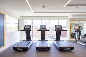 Fitness and wellness studio at The Chandler in North Hollywood