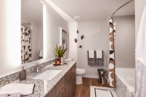 Bathroom at Boca Vue Apartments in Boca Raton FL