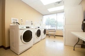Laundry Center at River Commons Affordable Apartments in Norwalk CT