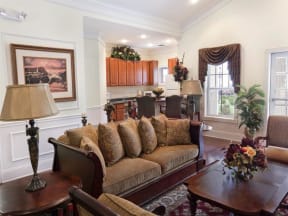 Clubhouse Seating Area at Spring Manor Senior Apartments in Poughkeepsie, NY