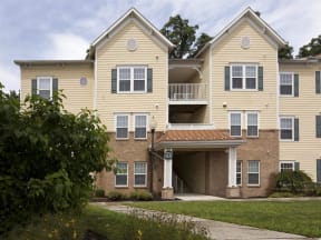 Apartment Building Exterior at Spring Manor Senior Apartments in Poughkeepsie, NY