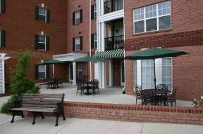 Courtyard at Chester Village Senior Apartments in Chester VA