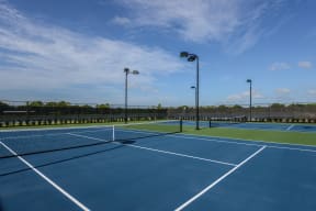 Two Tennis Courts at The Sedona Luxury Apartments in Tampa FL
