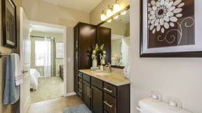 Large Vanities at The Sedona Luxury Apartments in Tampa, FL