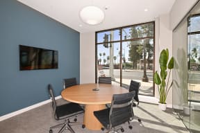 Conference Room at The Huntington Luxury Apartments in Duarte CA