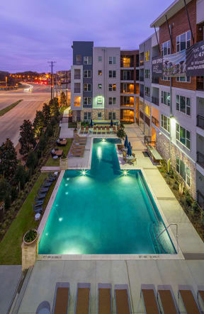 Resort-Style Pool at Parc at White Rock Luxury Apartments in Dallas TX
