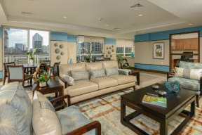 Club Room at West Brickell View Senior Apartments in Miami, FL