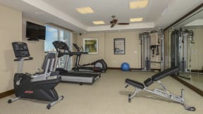Fitness Center at West Brickell View Senior Apartments in Miami, FL