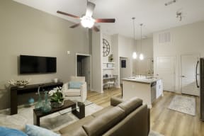 Living room | Lofts at Zebulon