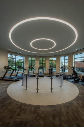State of the art fitness center| The Merc at Moody and Main