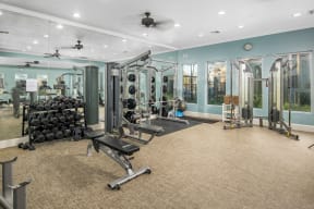 Fitness center | Park at Monterey Oaks