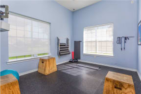Fitness Center with stretch room  |Cypress Legends