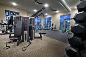 Fitness center | Lofts at Zebulon