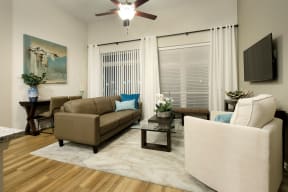 Living room | Lofts at Zebulon