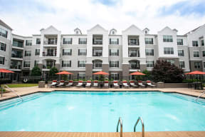 Spend sunny days by the community pool  | Emblem Alpharetta
