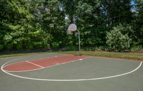 Play a game of pickup on the basketball court |Residences at Westborough