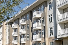 Private balconies | Lofts at Zebulon