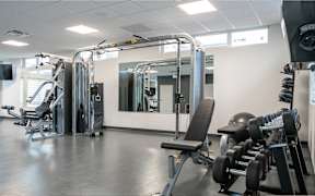 Gym at Latitude 49 Townhomes, Winnipeg Manitoba