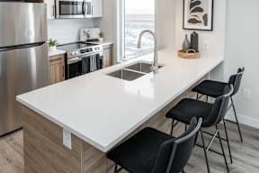 Island Kitchen at Latitude 49 Townhomes, Winnipeg, R3X 0M1