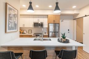 Gourmet Kitchen at Vista Apartments at Edgemont, Edmonton Alberta