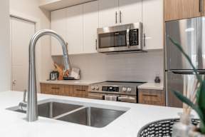 Sink With Faucet at Vista Apartments at Edgemont, Alberta, T6M 1J4